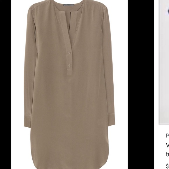 beige tunic dress